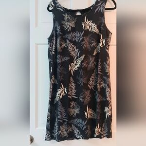 100% SILK Tropical Print Mini Dress By WYLAND